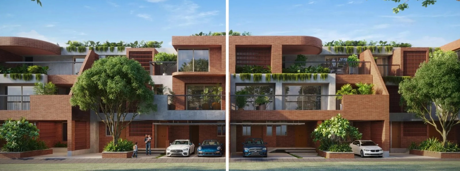 Amanvana luxury terraced villas, Bhoomi and Vaayu configurations